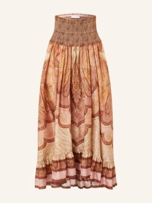 Zimmermann Jedwabna Spódnica Wanderlust rot