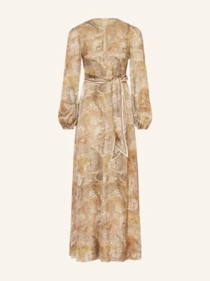 Zimmermann Jedwabna Sukienka Rebellion braun