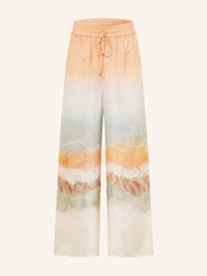 Zimmermann Jedwabne Spodnie Daylight beige