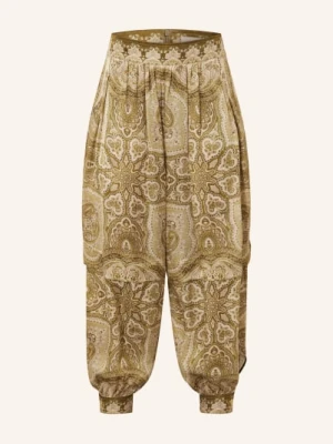 Zimmermann Jedwabne Spodnie Luna gruen