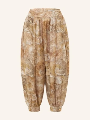 Zimmermann Jedwabne Spodnie Rebellion braun