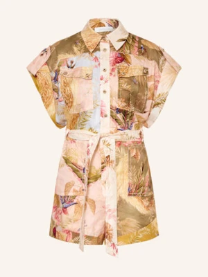 Zimmermann Kombinezon Z Lnu Ascension pink