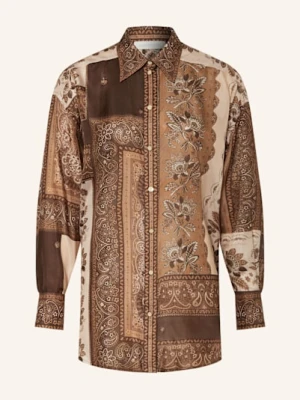 Zimmermann Koszula Lucky Z Jedwabiu braun