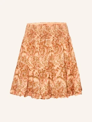 Zimmermann Spódnica Aster Z Falbanami pink