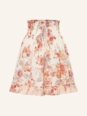 Zimmermann Spódnica Awaken Z Falbanami rosa