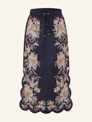 Zimmermann Spódnica Z Lnu Rhiannon W Stylu Jeansowym blau
