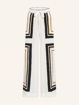 Zimmermann Spodnie Marlena Z Dodatkiem Jedwabiu beige