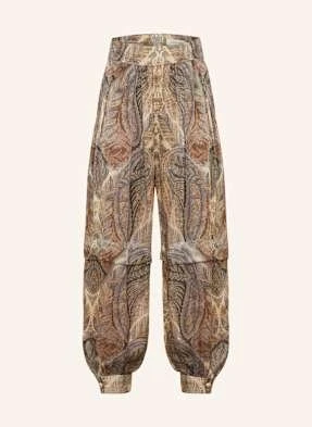 Zimmermann Spodnie Z Jedwabiu Hypnotic braun
