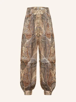 Zimmermann Spodnie Z Jedwabiu Hypnotic grau