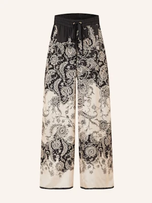 Zimmermann Spodnie Z Jedwabiu Rhiannon schwarz