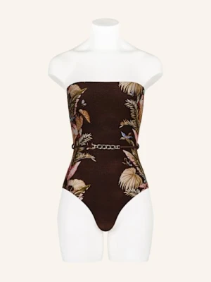 Zimmermann Strój Kąpielowy Bandeau Ascension braun brązowy
