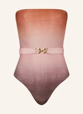 Zimmermann Strój Kąpielowy Bandeau Golden pink