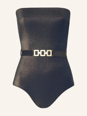 Zimmermann Strój Kąpielowy Typu Bandeau Aster Z Brokatową Przędzą schwarz