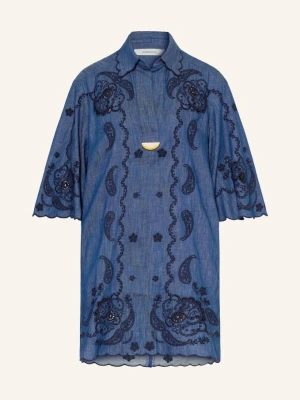 Zimmermann Sukienka Dżinsowa Aster blau granatowy