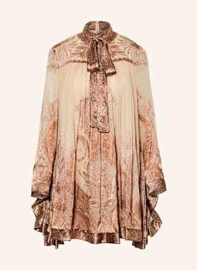 Zimmermann Sukienka Koktajlowa Hypnotic Ze Zdejmowaną Wstążką beige