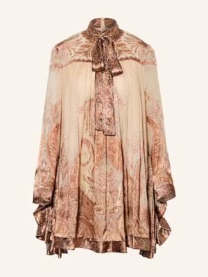 Zimmermann Sukienka Koktajlowa Hypnotic Ze Zdejmowaną Wstążką beige