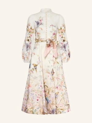 Zimmermann Sukienka Lniana Rebellion weiss