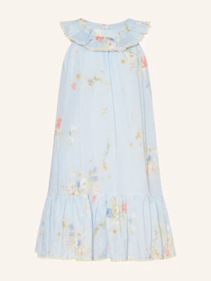 Zimmermann Sukienka Lucky Z Falbankami blau