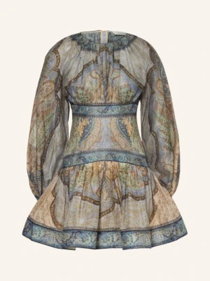 Zimmermann Sukienka Wanderlust Z Błyszczącą Nicią blau
