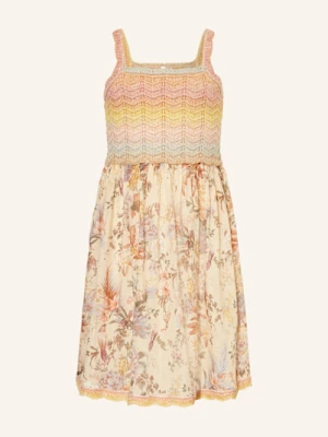 Zimmermann Sukienka Z Dzianiny Tallow rosa