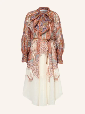 Zimmermann Sukienka Z Kokardą Rhiannon beige