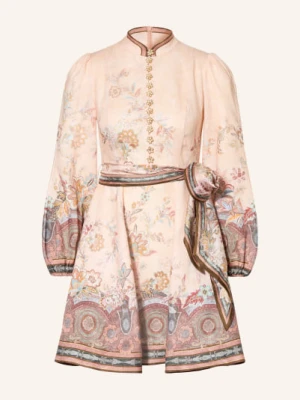 Zimmermann Sukienka Z Lnu Alchemy rosa