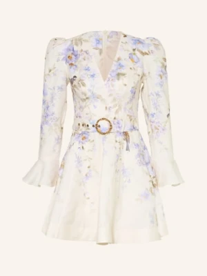 Zimmermann Sukienka Z Lnu Luna weiss