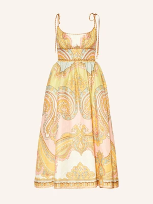 Zdjęcie produktu Zimmermann Sukienka Z Lnu Maxine gold