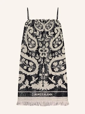 Zimmermann Sukienka Z Odkrytymi Ramionami Rhiannon Z Materiału Frotte schwarz