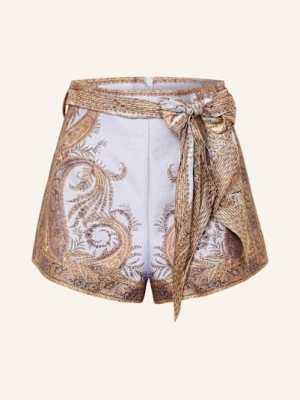 Zimmermann Szorty Hypnotic Z Dodatkiem Jedwabiu lila