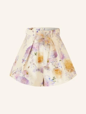 Zimmermann Szorty Luna Z Jedwabiem weiss