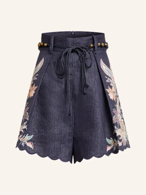 Zimmermann Szorty Z Lnu Rhiannon blau