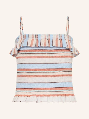 Zimmermann Top Daylight Z Falbanami rosa