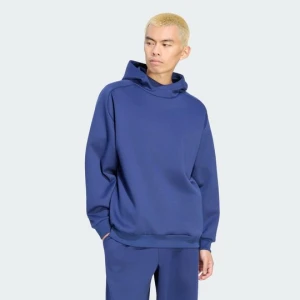 ZIMOWA BLUZA Z KAPTUREM Z DZIANINY SOFT LUX Adidas Dark Blue