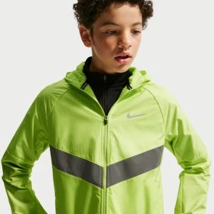 Zimowa kurtka wodoodporna dla dużych dzieci (chłopców) Therma-FIT Nike Miler - Żółty