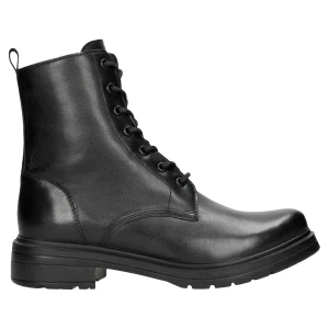 Czarne bikery damskie w stylu miejskim 64027-51 Wojas