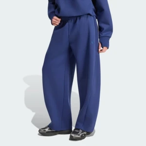 ZIMOWE SPODNIE BARREL Z DZIANINY SOFT LUX Adidas Dark Blue