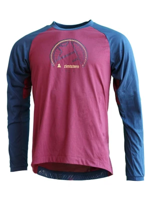 Zimtstern Koszulka kolarska "Pure Flowz" w kolorze niebiesko-czerwonym rozmiar: S
