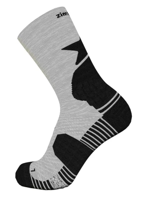 Zimtstern Skarpety kolarskie "MTB Performance" w kolorze szaro-czarnym rozmiar: 36-39
