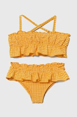 zippy dwuczęściowy strój kąpielowy niemowlęcy kolor pomarańczowy