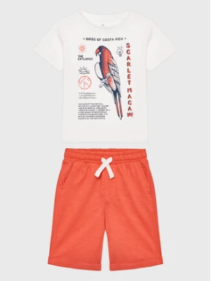 Zippy Komplet t-shirt i spodenki ZKBAP0602 23009 Różowy Regular Fit