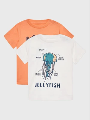 Zippy Komplet t-shirtów ZBBAP0303 23016 Kolorowy Regular Fit