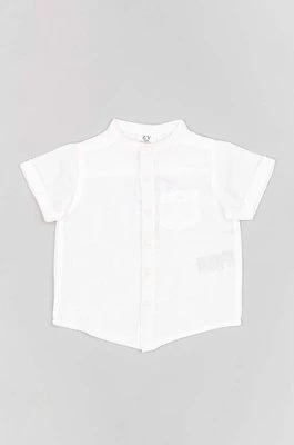 zippy koszula niemowlęca kolor biały