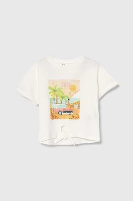 zippy t-shirt bawełniany dziecięcy kolor biały