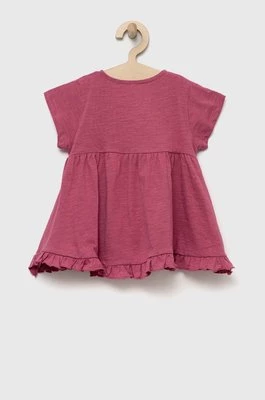 zippy t-shirt bawełniany dziecięcy kolor fioletowy