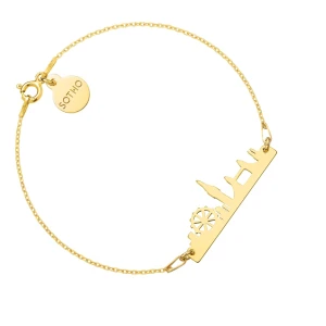 Złota bransoletka Londyn SOTHO