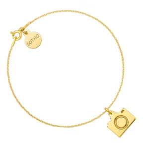 Złota bransoletka z aparatem SOTHO