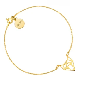 Złota bransoletka z ażurowym lisem SOTHO