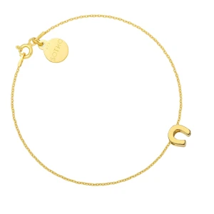 Złota bransoletka z podkową SOTHO