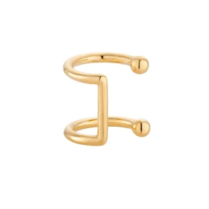 Złota delikatna nausznica SOTHO